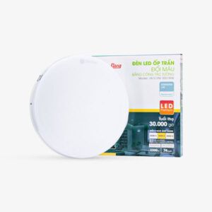 Đèn LED ốp trần tròn đổi màu đế nhôm Rạng Đông OT-RD-LN12-DM-300/24W