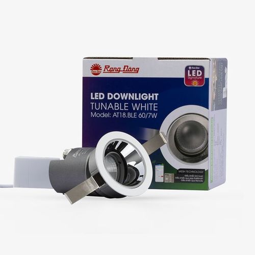 Đèn LED âm trần Downlight thông minh xoay góc AT-RD-AT18.BLE 60/7W