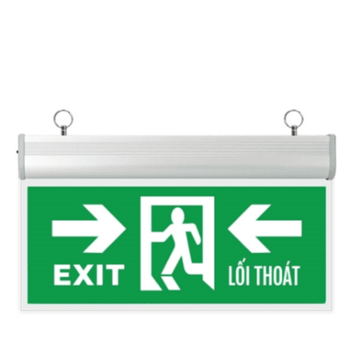 Đèn Exit chỉ hướng 2 mặt vào trong