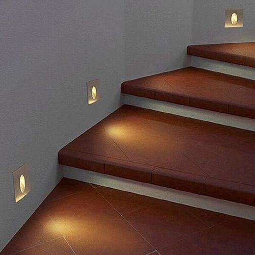 Đèn LED chân cầu thang tròn cao cấp 3W [CT-GR-S06]