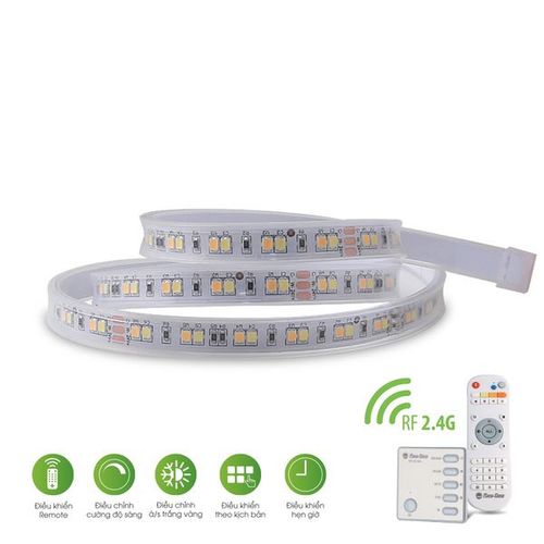 Đèn LED dây hắt trần 7W Rạng Đông - điều khiển bằng Remote LD-RD-LD01.RF-1000/7W