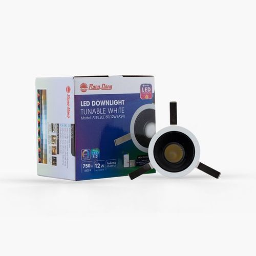 Đèn LED âm trần Downlight thông minh xoay góc AT-RD-AT18.BLE80/12W-A24