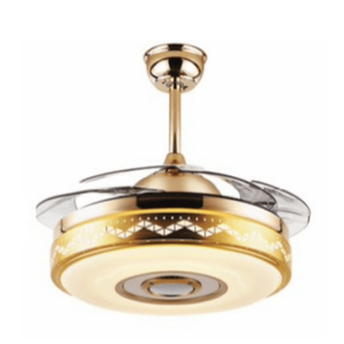Quạt trần đèn giấu cánh nhựa ABS 1200mm QX-TP-S52-C1-VNH