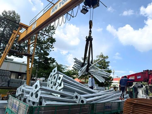 cột đèn đường 12m 