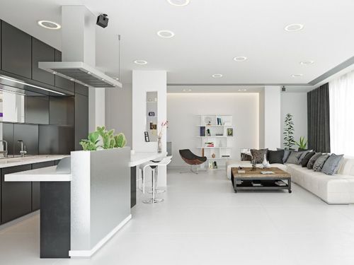 đèn led âm trần phòng khách