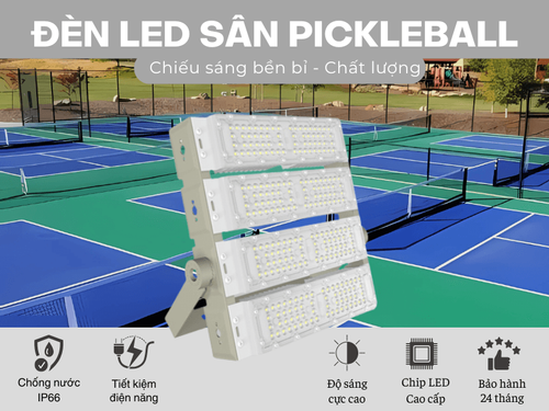 đèn chiếu sáng sân pickleball