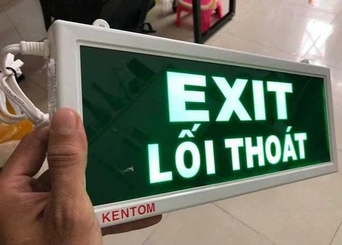 đèn Exit Kentom - 2