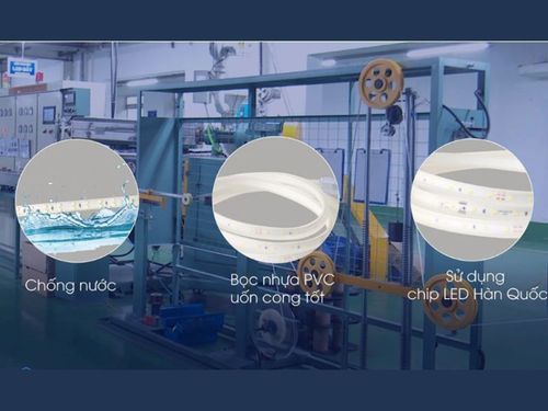 Đèn led dây siêu sáng sử dụng chip LED chất lượng
