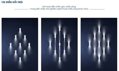 đèn tường đổi màu