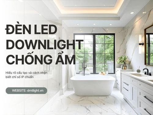 đèn led downlight chống ẩm