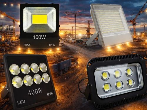 Đèn LED chiếu pha trở nên thịnh hành trong các khu công nghiệp và công trình xây dựng