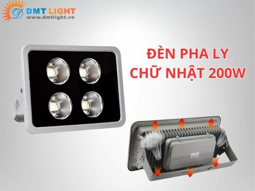 đèn led 200w ngoài trời