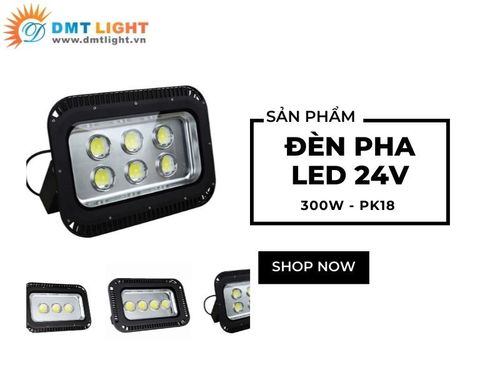 Đèn led pha 24v 300W