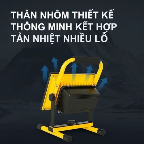 đèn pha led tích điện 50w