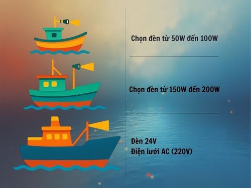đèn led tàu thủy 12v chiếu xa