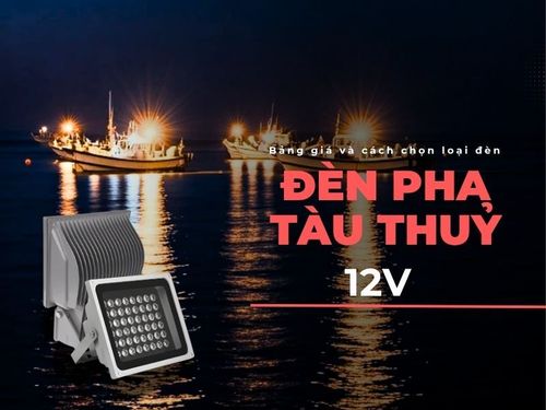 đèn pha tàu thủy 12v