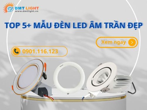 mẫu đèn led âm trần đẹp