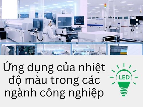 Ứng dụng của nhiệt độ màu trong các ngành công nghiệp