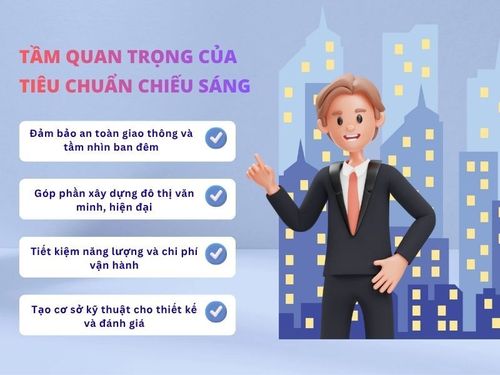 tiêu chuẩn chiếu sáng đường phố 