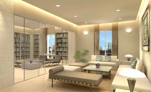khoảng cách giữa 2 đèn âm trần 