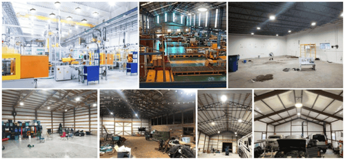 ứng dụng đèn led nhà xưởng trong sản xuất